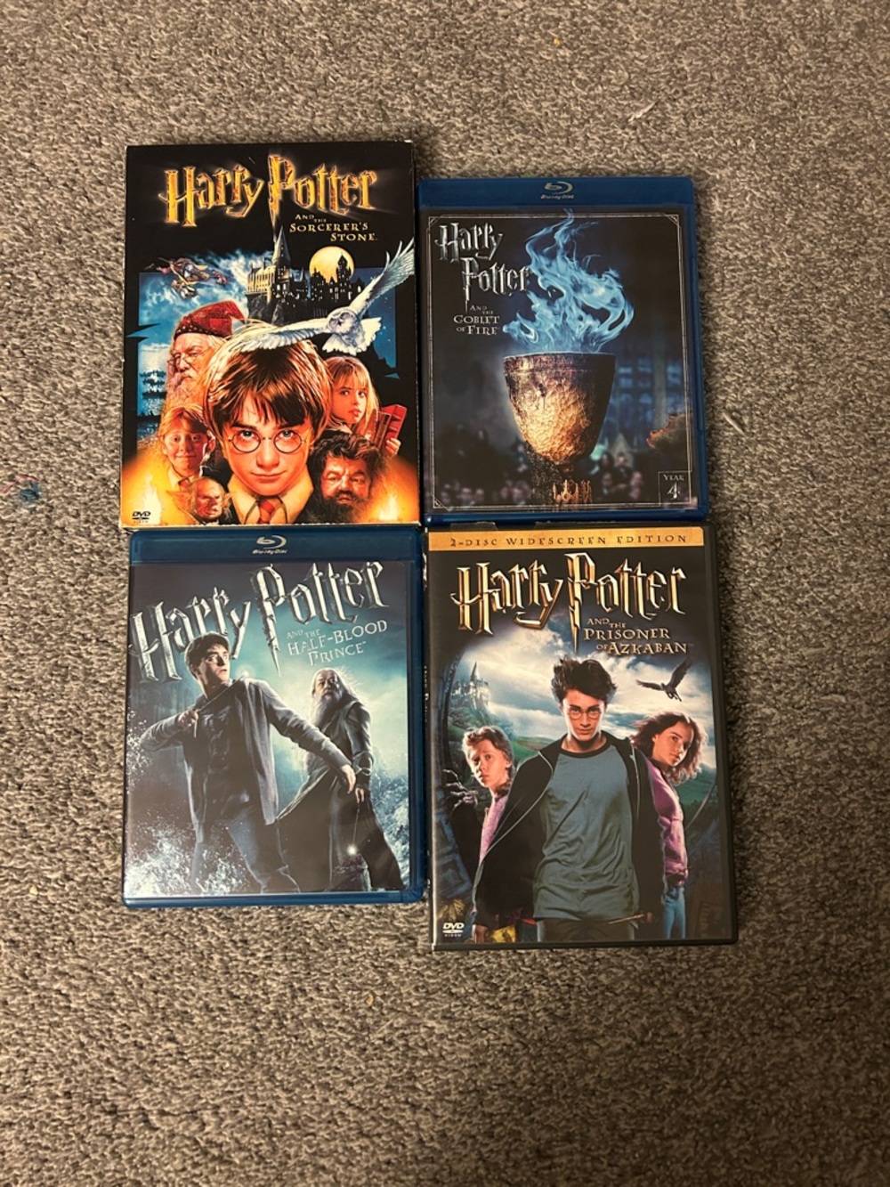 Harry Potter Movie DVD/Blu-ray Collection - Multi-Color